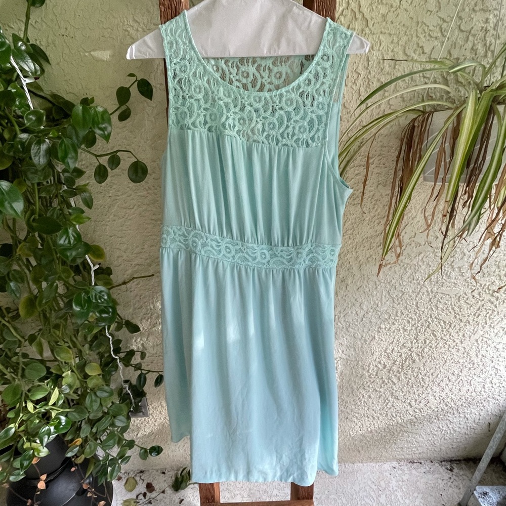 Lacy Mint dress